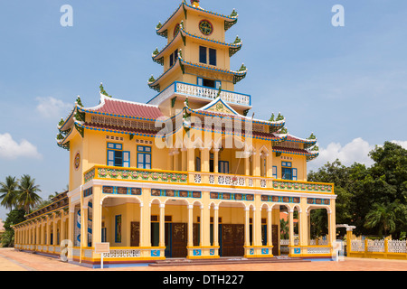 Cao Dai temple, Tay Ninh, Vietnam Foto Stock