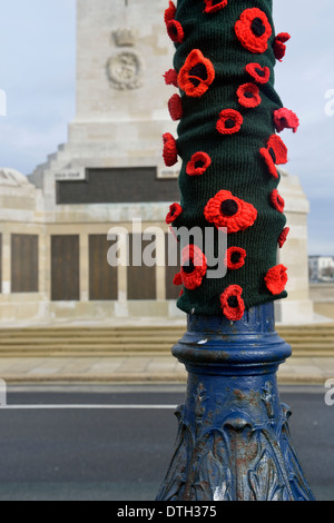 Monumento al Marinaio perso in guerra a Southsea seafront, Portsmouth, England, Regno Unito Foto Stock