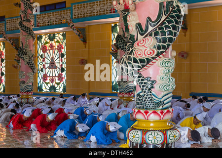 Cao Dai temple, Tay Ninh, Vietnam Foto Stock