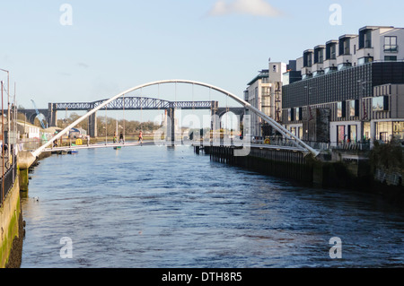 Fiume Boyne, Drogheda Foto Stock