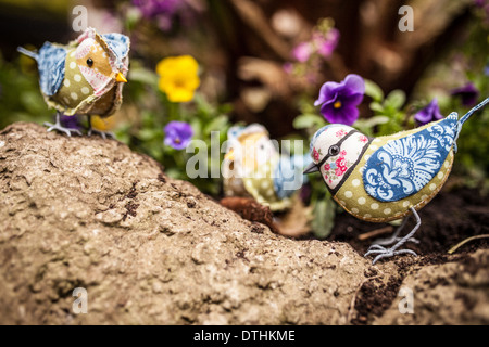 Fauxidermy tassidermia animali animali fatti a mano le creature decorative Foto Stock