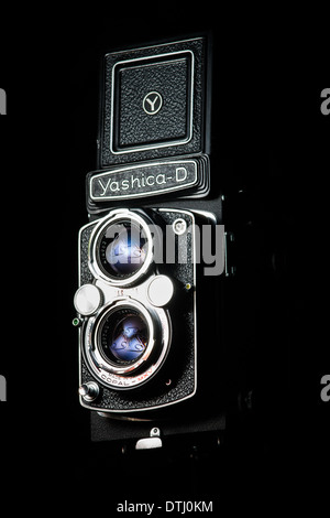 Yashica - D, metà della fotocamera in formato Foto Stock