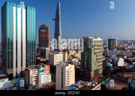 Ho Chi Minh City skyline, Vietnam Foto Stock