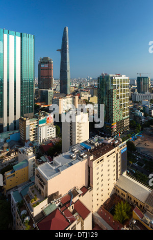 Ho Chi Minh City skyline, Vietnam Foto Stock