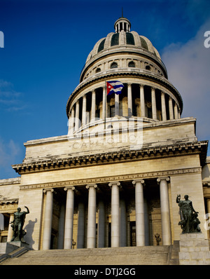 National Capitol Building (home per il cubano Accademia delle Scienze), Havana, Cuba Foto Stock