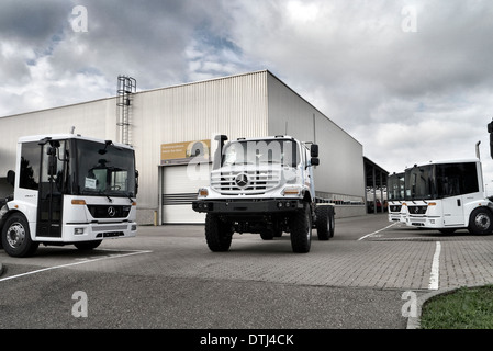 Veicolo speciale impianto di produzione, Mercedes Benz vale la pena di fabbrica in Germania. Foto Stock