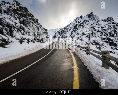 Strada di Montagna Foto Stock