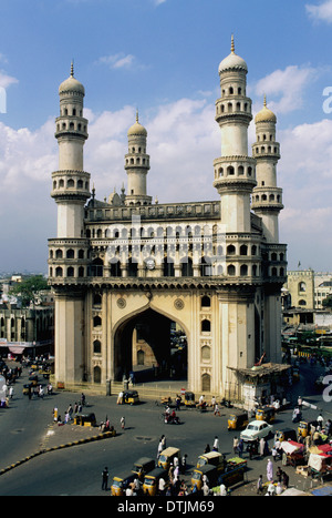 Charminar, Hyderabad, Andhra Pradesh, India Foto Stock