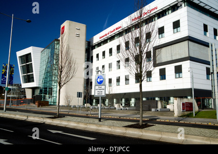 Università del Galles del Sud De Prifysgol Cymru edificio, Cardiff, Galles. Foto Stock