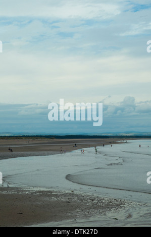 West Beach di St Andrews 2013, dove il famoso di carri di fuoco scena è stata filmata Fife, Scozia, Regno Unito Foto Stock