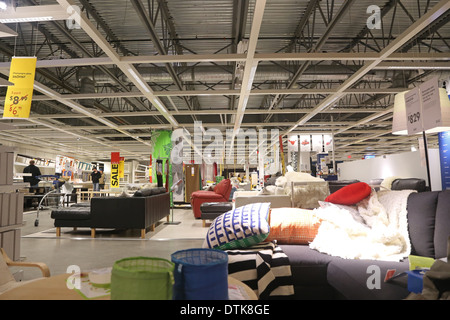 Visualizza set di mobili di IKEA Coquitlam Store Foto Stock