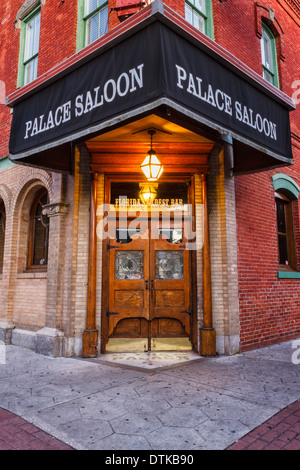 Il Salone del Palazzo ingresso anteriore Fernandina Beach, Florida Foto Stock