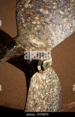 Elica della barca Foto Stock