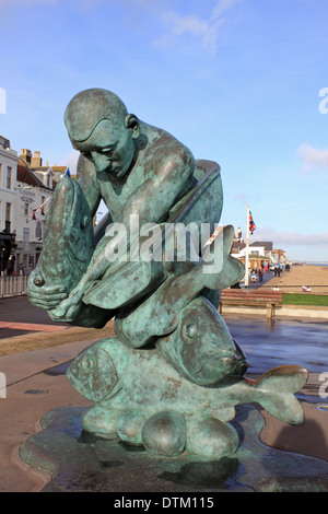 Città costiera di trattativa, Kent, England, Regno Unito Foto Stock