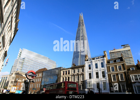 Regno Unito city of London Borough High street a viewb di shard Foto Stock