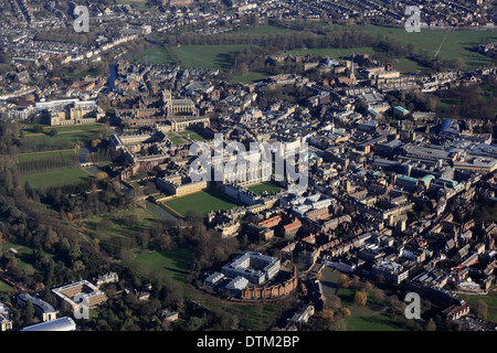 Cambridge University vista aerea Foto Stock