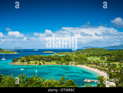 San Giovanni, Isole Vergini degli Stati Uniti a Caneel Bay Foto Stock