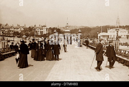 Bournemouth Pier periodo Vittoriano Foto Stock