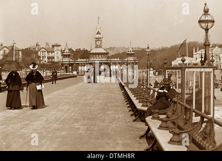 Bournemouth Pier periodo Vittoriano Foto Stock