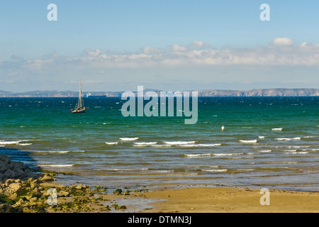 Seascape, San Brides Bay Pembrokeshire Coast National Park Foto Stock