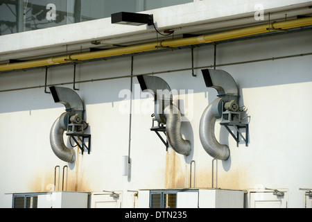 Tubi di ventilazione Foto Stock