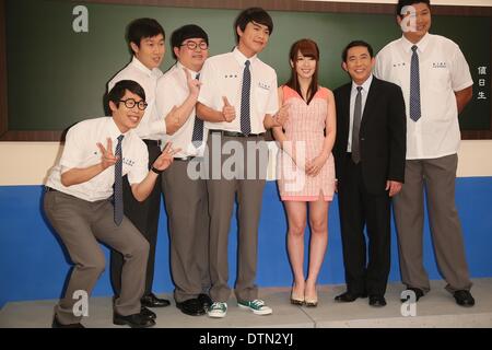 Taipei Cinese. 19 feb 2014. Giapponese attrice AV Yui Hatano partecipa al programma TV. Credito: Foto superiore Corporation/Alamy Live News Foto Stock