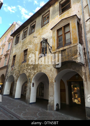 Città di merano. Main Street. trentino alto adige italia Foto Stock