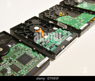 Vecchi dischi rigidi ormai obsoleti Foto Stock