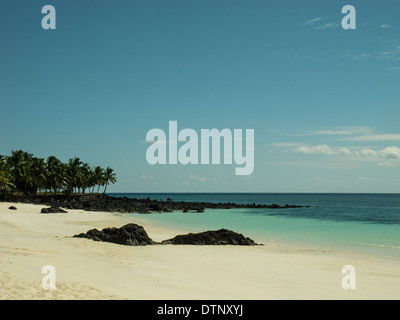 Vuoto spiaggia sull'africa isola di Comore Foto Stock