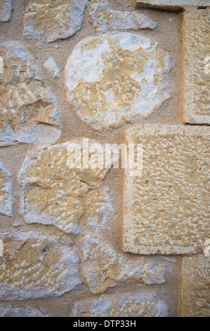 Telaio completo di prendere un vecchio muro di pietra Foto Stock