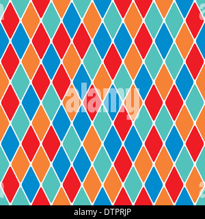 Arlecchino particol-colorato modello senza giunture 3.8 Foto Stock