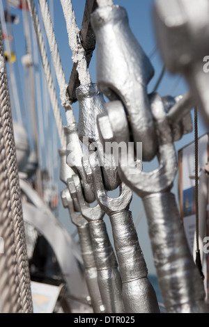 Lisbona, Portogallo - Luglio 19, 2012: Tall Ships Race Lisboa 2012 Foto Stock