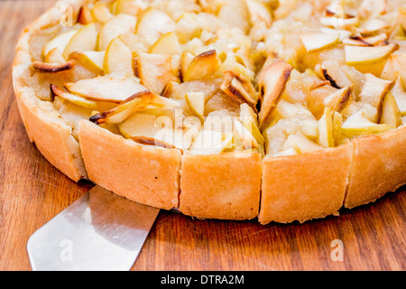 Crostata di mele Close-up Foto Stock