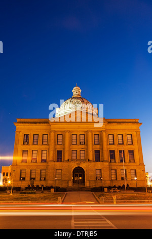 Il tribunale vecchio a Lincoln, Logan County, Illinois, Stati Uniti Foto Stock