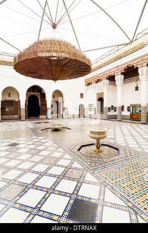 Interno del Museo di Marrakech (Musée de Marrakech) a Marrakech, Marocco. Foto Stock