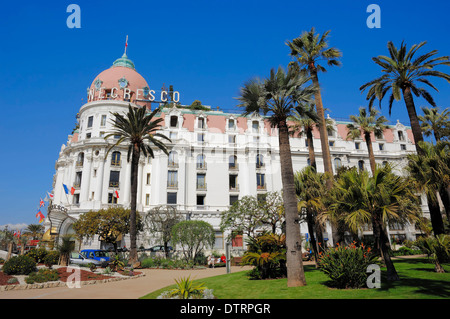 L'Hotel Negresco, Nice, Alpes-Maritimes, Provence-Alpes-Côte d'Azur, in Francia meridionale Foto Stock