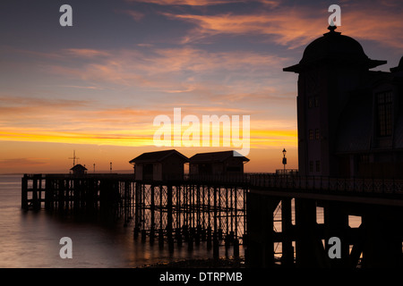 Penarth Pier Vale of Glamorgan Galles U.K. Foto Stock