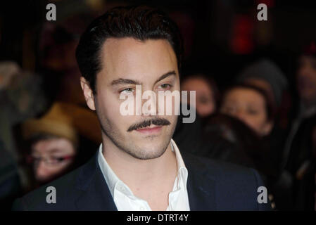 Londra, Regno Unito. 23 FEB 2014: Jack Huston al WhatsOnStage Awards 2014 tenutasi al Prince of Wales Theatre di Londra. Vedi foto di Li Capital/Alamy Live News Foto Stock