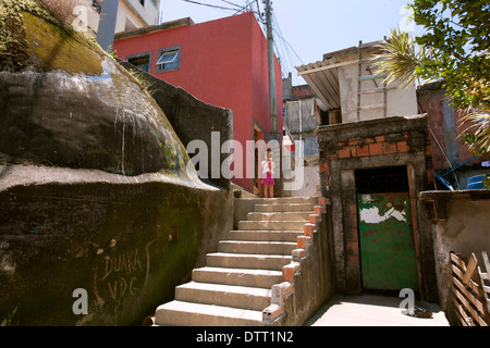 Rio De Janeiro, Favela Vidiga, distretto, Brasile Foto Stock