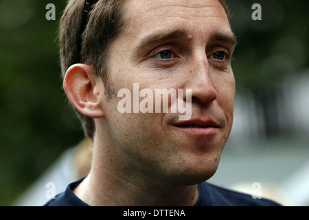 Ritratto di Olympic nuotatore Steve Parry Foto Stock