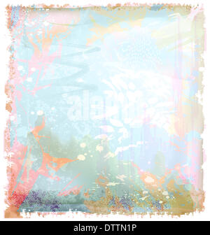 Grunge background in stile acquerello Foto Stock