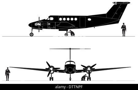 Utilità civile aeromobili Foto Stock