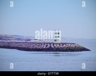 Foce del Rio Douro a Porto, Portogallo Foto Stock