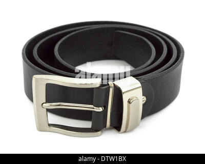 Cintura in pelle nera Foto Stock