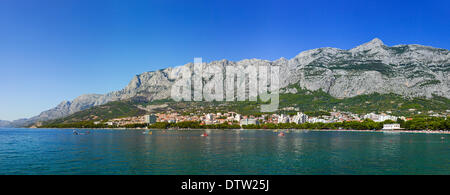 Città Makarska in Croazia Foto Stock