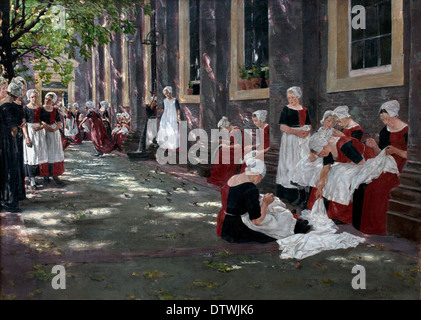 Periodo gratuito di Amsterdam orfanotrofio 1894 Max Liebermann (1847-1935) tedesco Germania Foto Stock