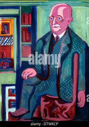 Ritratto del dottor Carl Hagemann 1928 Ernst Ludwig Kirchner 1880 -1938 il tedesco in Germania Foto Stock