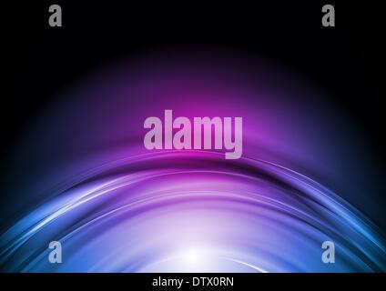 Abstract scuro dello sfondo ondulato Foto Stock