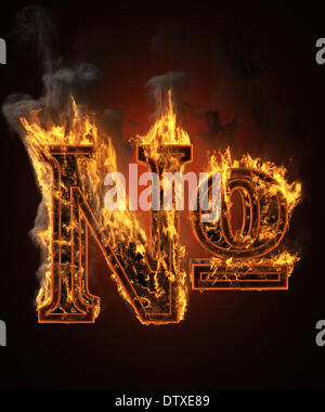 Figura di masterizzazione Foto Stock