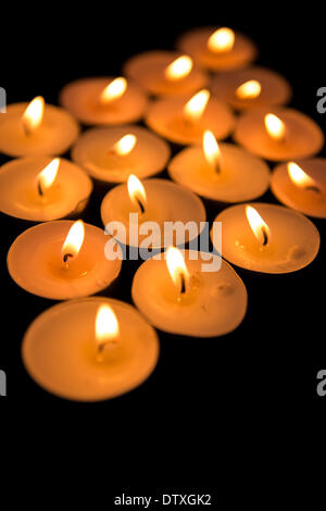 Candele a forma di diamante Foto Stock